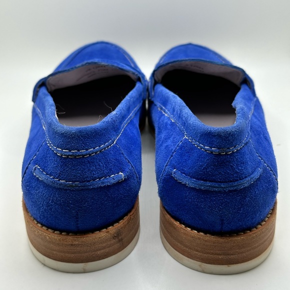 Johnston & Murphy Blue Suede Shoes - Picture 4 of 10